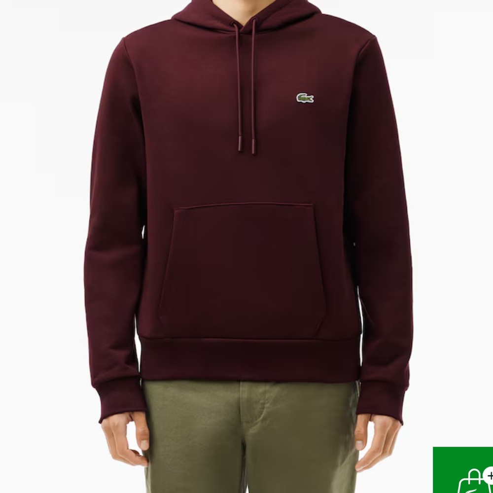 Lacoste Deep Burgundy Hoodie